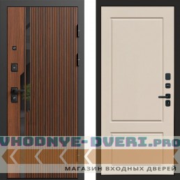 Дверь входная Termo Door Флекс Бетон Марсель Слоновая кость